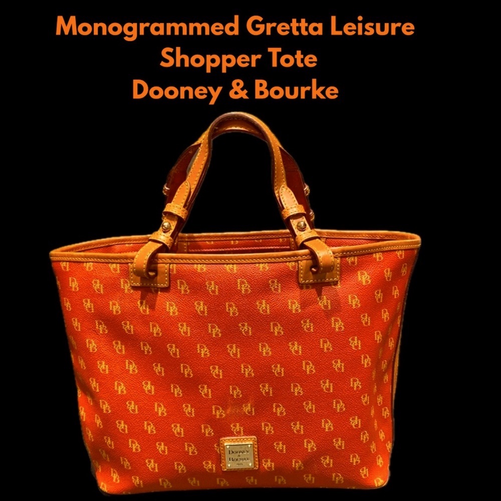 Monogrammed Gretta Leisure Shopper Tote